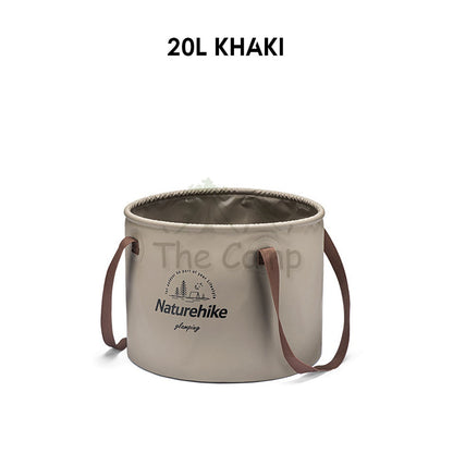 Naturehike Camping Foldable Bucket Portable Waterproof Round 10L 20L Water Transparent Container CNK2350CF010