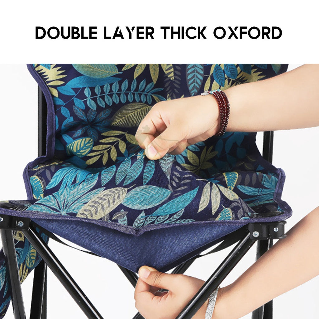 Camping XL Foldable Chair Portable Stool Large Sturdy Light Lightweight Canvas Hiking Family