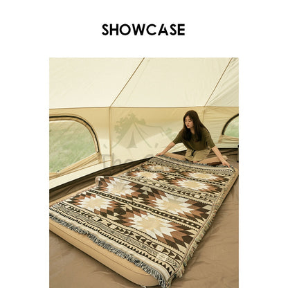Mobi Garden Cotton Polyester Multipurpose Blanket Camping Style Bed Sheet Bedsheet Tent Peg Table Rope Bag Pole Nail