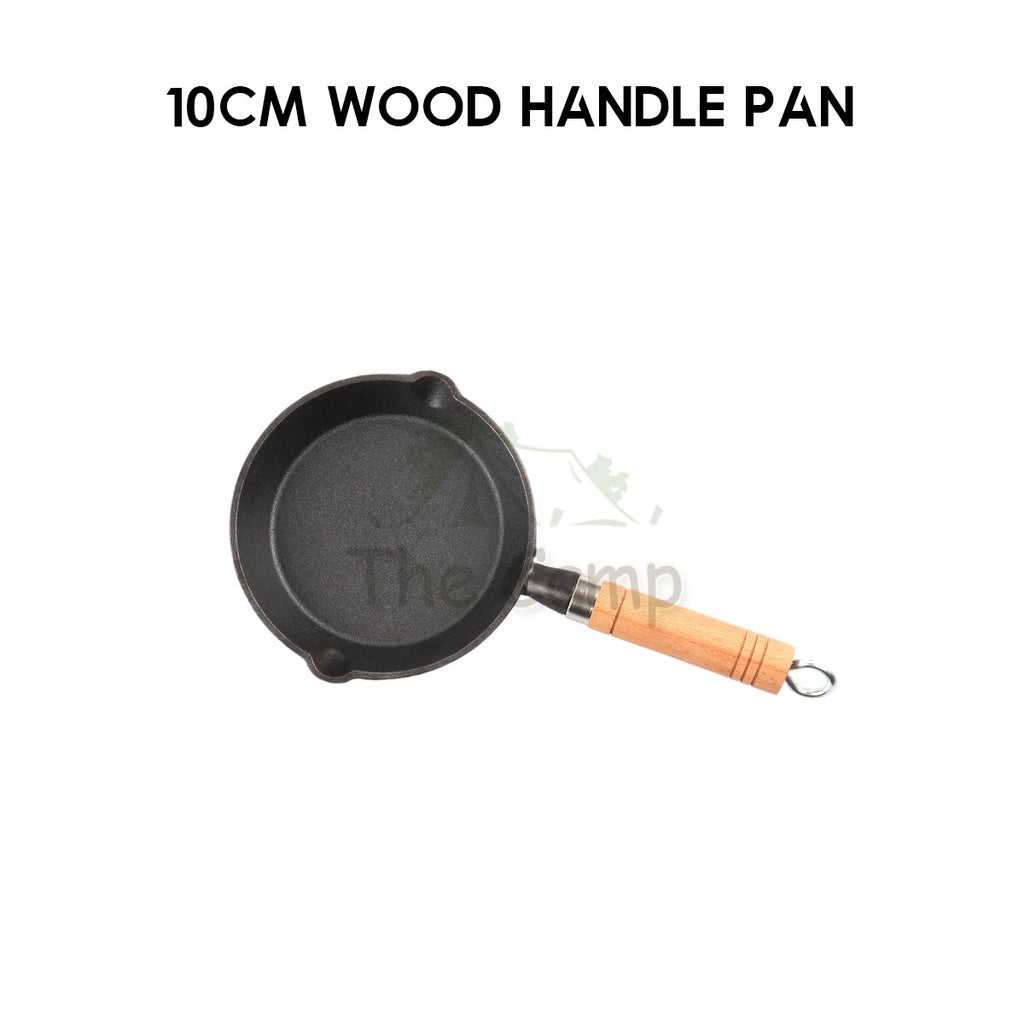Cast Iron Skillet Grill Pan Frying Egg Pan Non Stick Square Steak Pan Camping Picnic No Coating Silicone Handle Grip