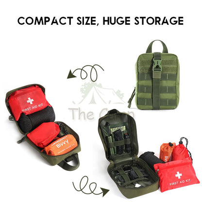 EDC Storage Bag Camping Nail First Aid Kit Multipurpose Equipment Compact Outdoor