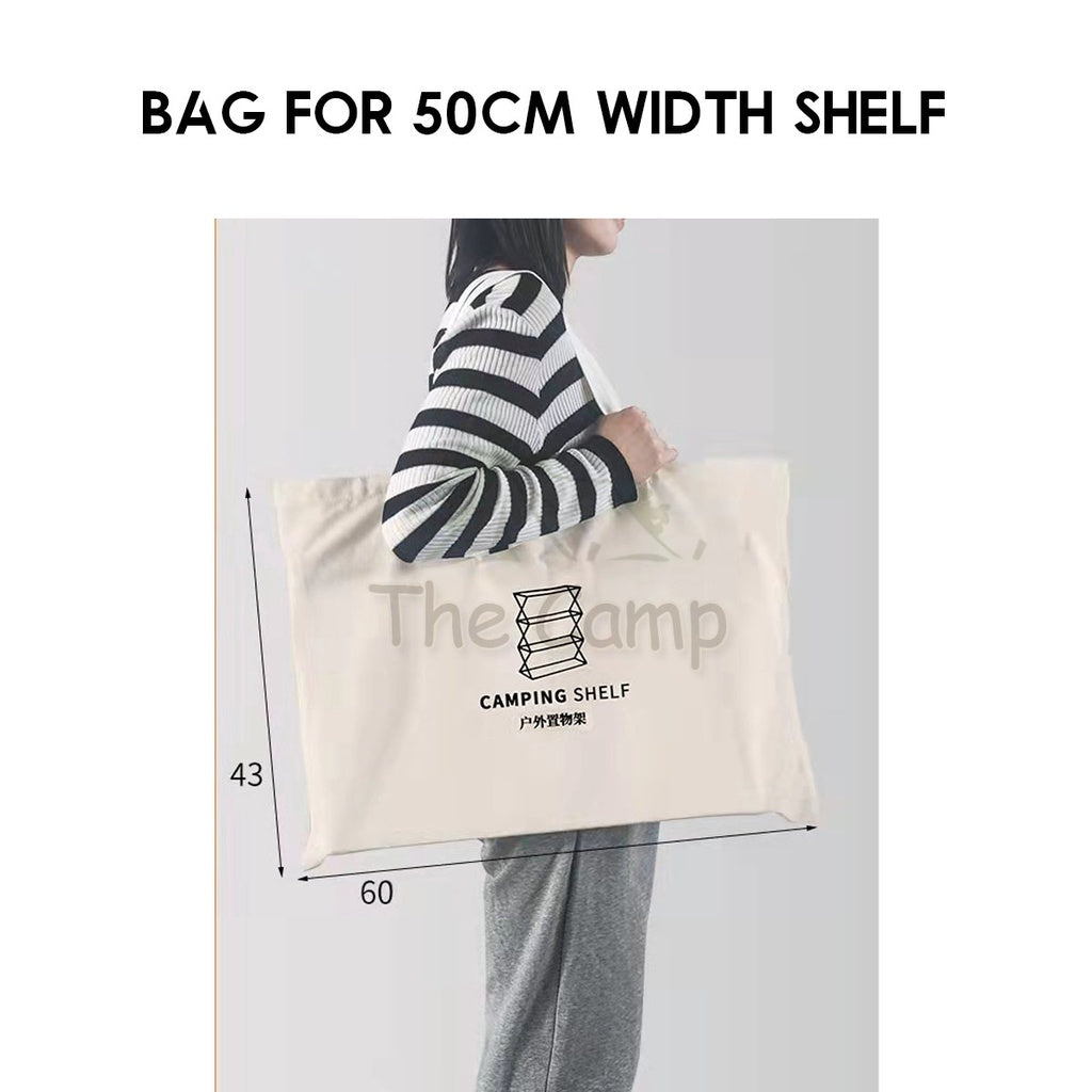 Bag For Multilayer Foldable Wood Shelf Portable Storage Rack Folding Multi 3 4 5 Layers Layer Camping Outdoor Hook