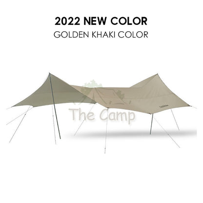 Naturehike Cloud Moraine Super Large Tarp Flysheet Silver Coated Coating Camping Waterproof Tent Awning Beach Sun