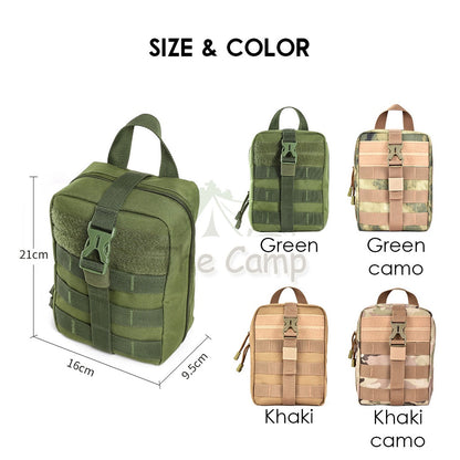 EDC Storage Bag Camping Nail First Aid Kit Multipurpose Equipment Compact Outdoor