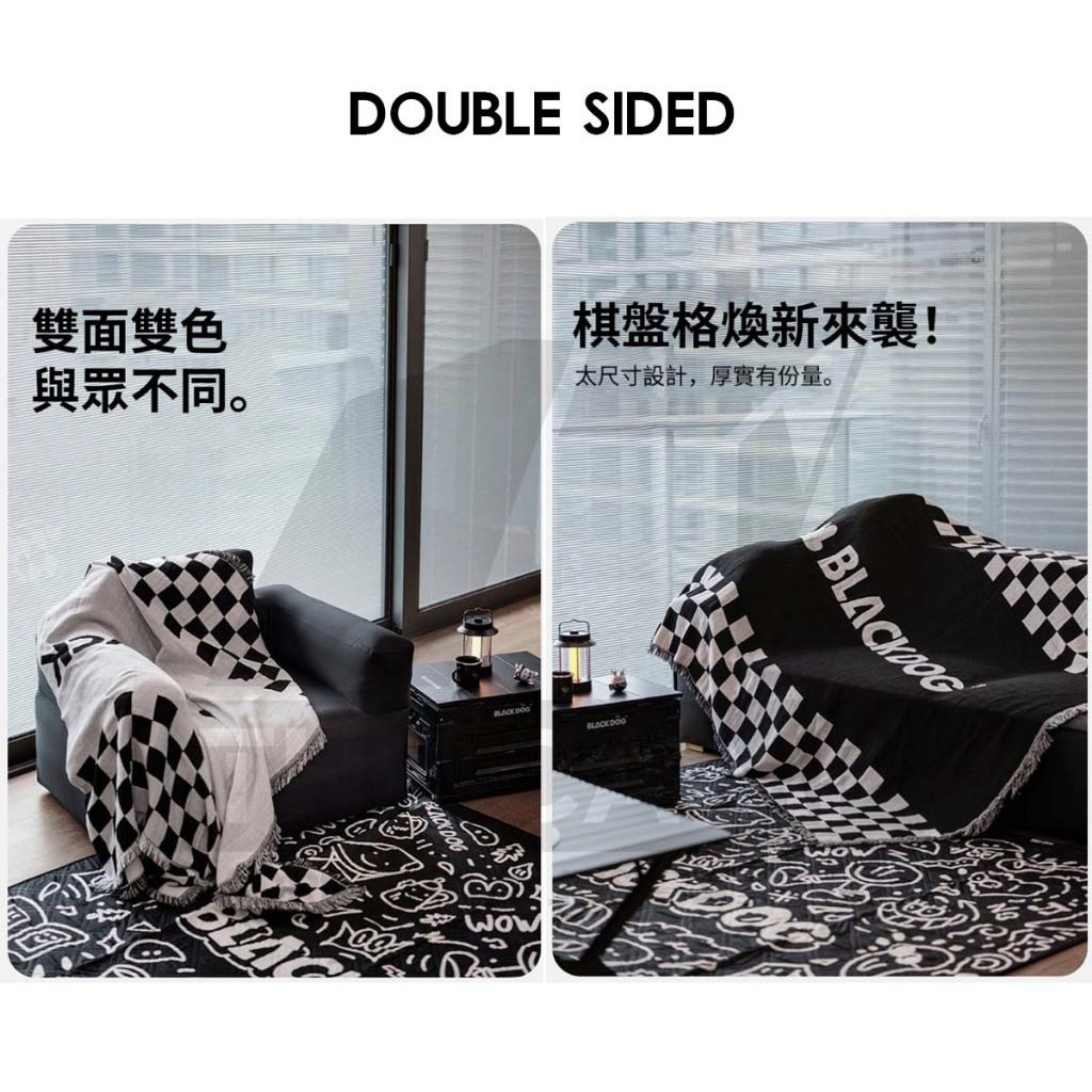 Blackdog Woven Blanket Carpet Mat Double Face Sided Multipurpose Tassel  Washable Camping Outdoor CBD2300DZ013