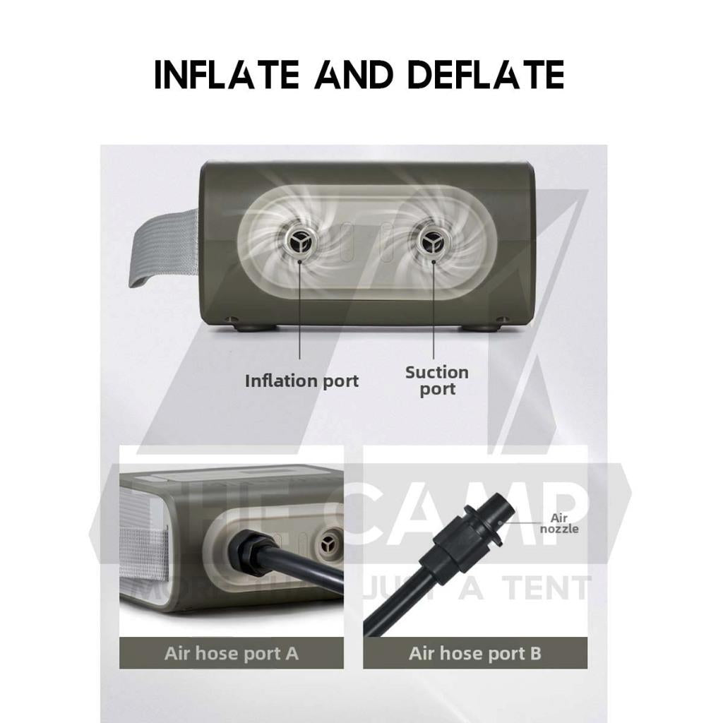 Naturehike Wind Max Air Tent Pump Inflate Deflate Portable Camping Bed Mattress Flysheet Tarp CNK2550ZM010