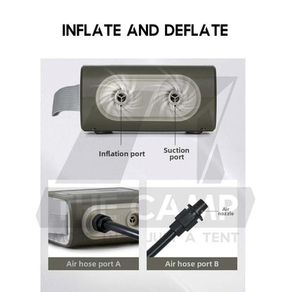 Naturehike Wind Max Air Tent Pump Inflate Deflate Portable Camping Bed Mattress Flysheet Tarp CNK2550ZM010
