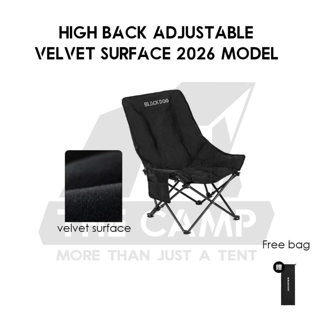 Blackdog Foldable Chair Camping Outdoor Foldable Folding Moon Chair Tent Table Flysheet Black CBD2300JJ020 CBD2300JJ026