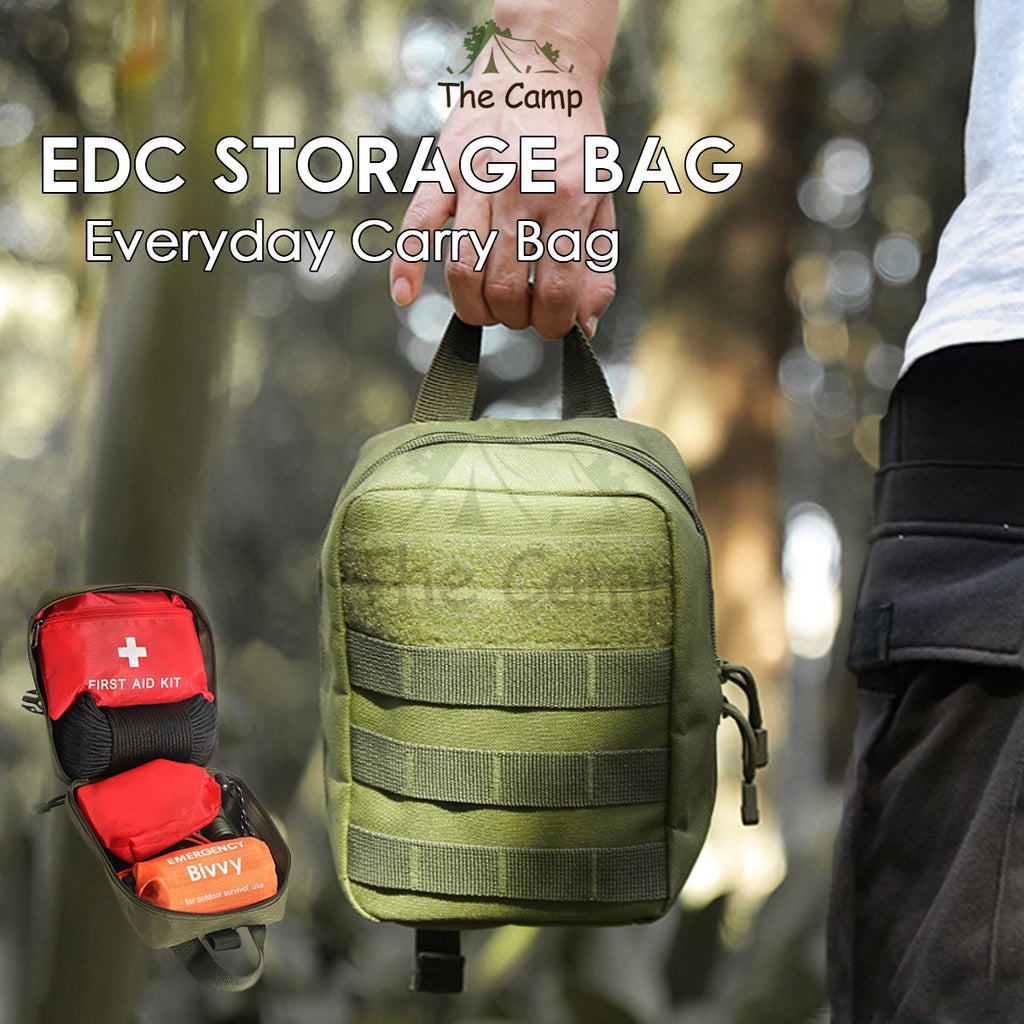 EDC Storage Bag Camping Nail First Aid Kit Multipurpose Equipment Compact Outdoor