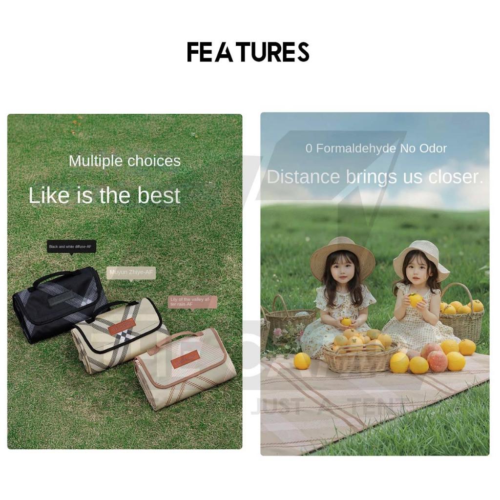 Blackdog Portable Mat Picnic Carpet Waterproof Soft Comfortable Washable Moisture-Proof Floor 600D Oxford CBD2550WS013