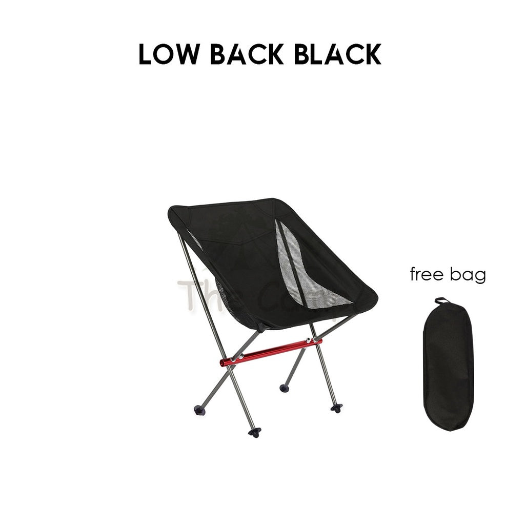Camping Foldable Moon Chair High & Low Back Outdoor Folding Portable Picnic Aluminium Alloy Lightweight Naturehi