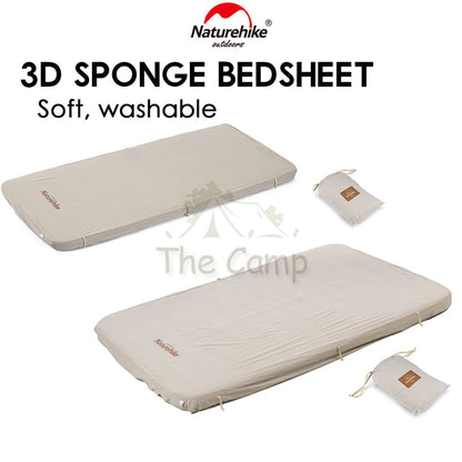 Naturehike Camping Bedsheet Bed Sheet Mattress Cover for 0.7 Inflatable Bed Single Double Foldable Mobi Garden