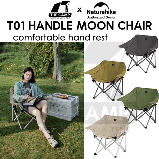 Naturehike T01 Armrest Folding Moon Chair Handle Outdoor Camping Widened Handle Arm Rest Kerusi Healing CNH23JU13002