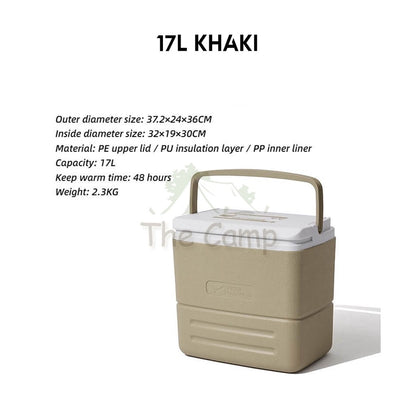 Mobi Garden Portable Cooler Box Ice Box Camping Outdoor Picnic Insulated Food Trolley Storage Box 17L 26L Freezer