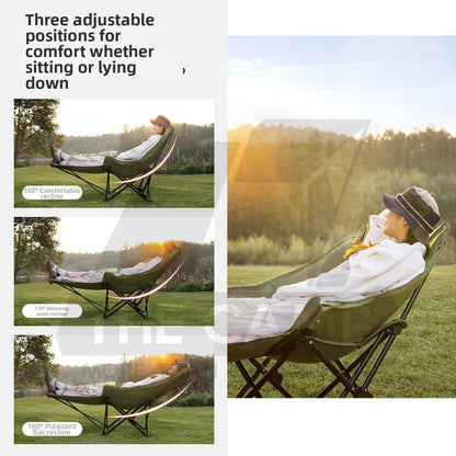 Naturehike SeaStar Cotton Filled Reclining Chair Footrest Leg Rest High Back Recliner Kerusi Healing CampingCNK2450JJ020
