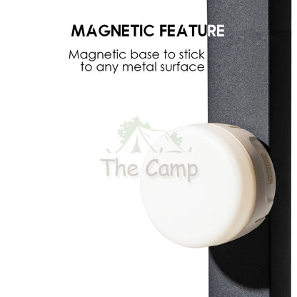 Mobi Garden Camping LED Lamp Portable Light Waterproof Powerbank 5200mAh Magnetic Base Outdoor Gear Equipment Naturehike