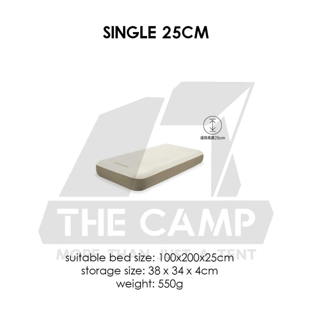 Naturehike Bedsheet 25cm 38cm 45cm Bed Cover Single Double Triple Mattress Camping Tilam Angin Cadar CNK2650PJ013