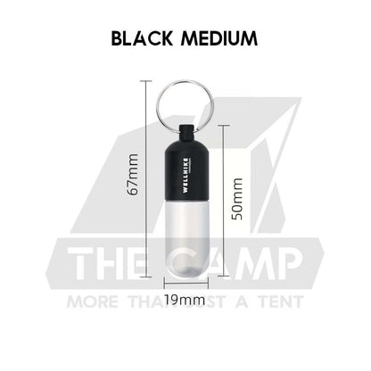 Wellhike SWS EDC Pill Capsule Sealed Waterproof Container Outdoor Camping Portable Small Bottle Mini Storage Keychain