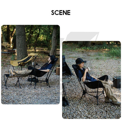 Shinetrip Swinging Chair Adjustable Height Headrest Armrest Outdoor Camping Rocking Kerusi Healing Highback A598