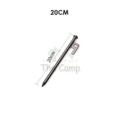 Camping Tent Steel Nail Peg and Pole Holder for Flysheet Tarp 20cm 30cm 35cm 40cm Awning Canopy Support Anchor