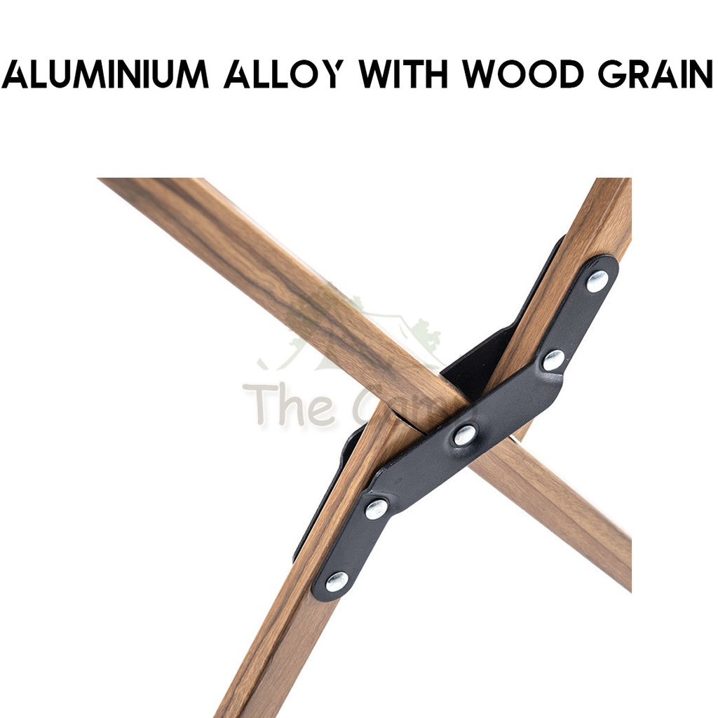 Naturehike Folding Chair Wood Finishing Outdoor Portable Foldable Camping Moon Chair Aluminium Alloy MW01 NH19Y001-Z