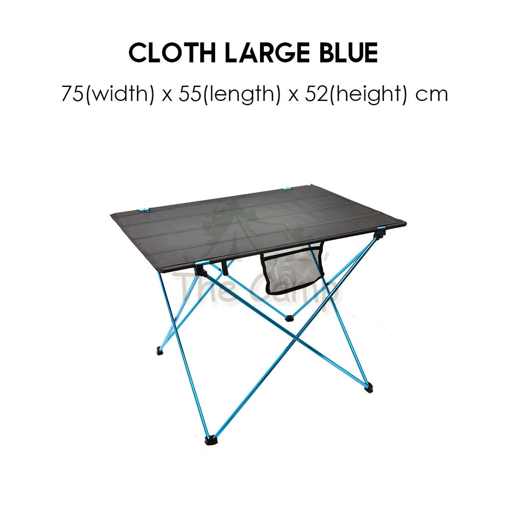 Outdoor Folding Aluminium / Cloth Camping Table Portable Small Compact Foldable Picnic BBQ Egg Roll Chair Flysheet Rope