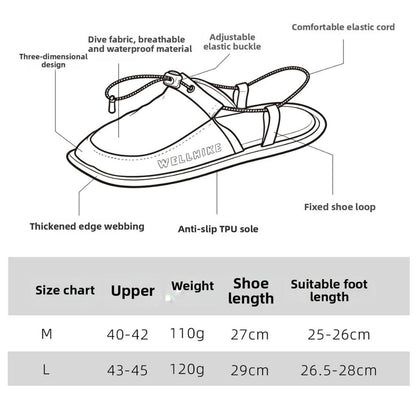 Wellhike SWS Foldable Slipper Shoes Sandal Outdoor Camping Indoor Beach Hotel Home Quick Dry Anti Slip Wading