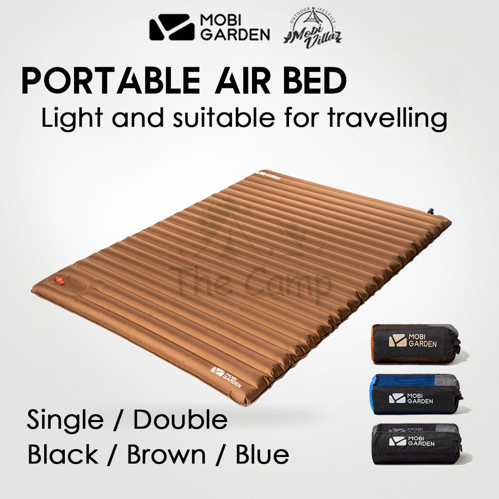 Mobi Garden Portable Air Bed Camping Mattress Tent Inflatable Single Double Outdoor Foldable Sport Family Naturehike