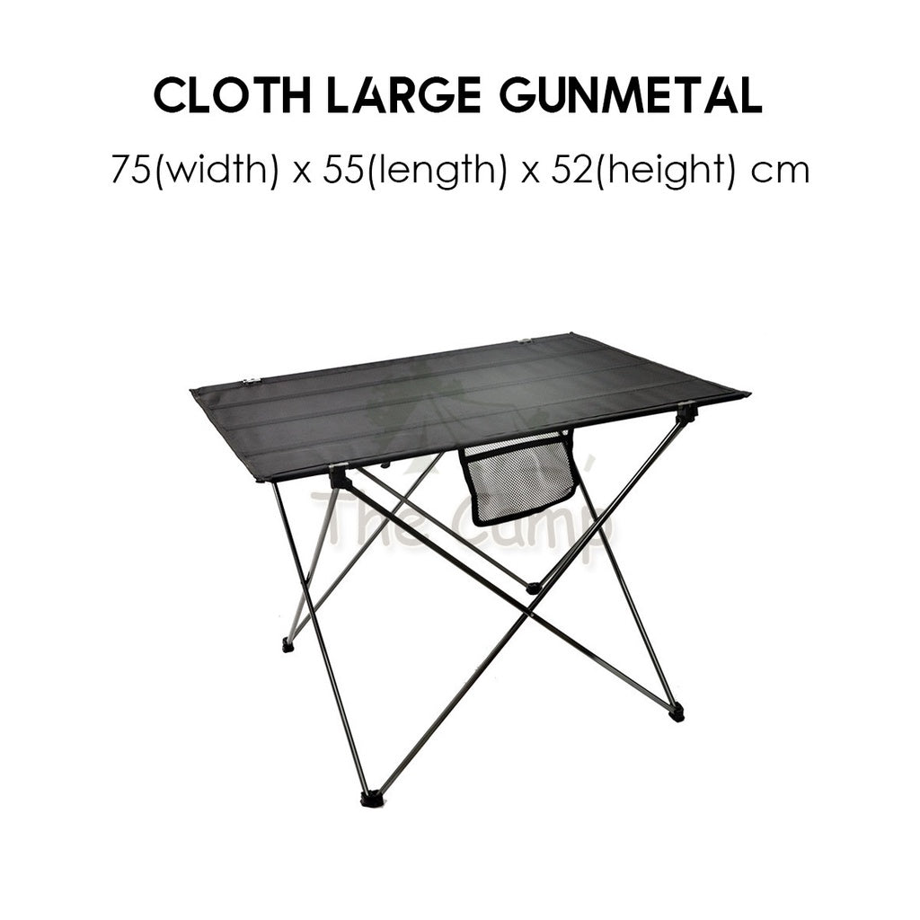 Outdoor Folding Aluminium / Cloth Camping Table Portable Small Compact Foldable Picnic BBQ Egg Roll Chair Flysheet Rope
