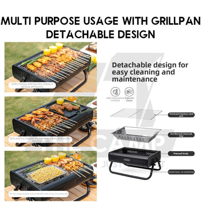 Naturehike Misty Desktop BBQ Grill Charcoal Rack Portable Grill Folding Grills Stove Barbecue CNK2650CF011