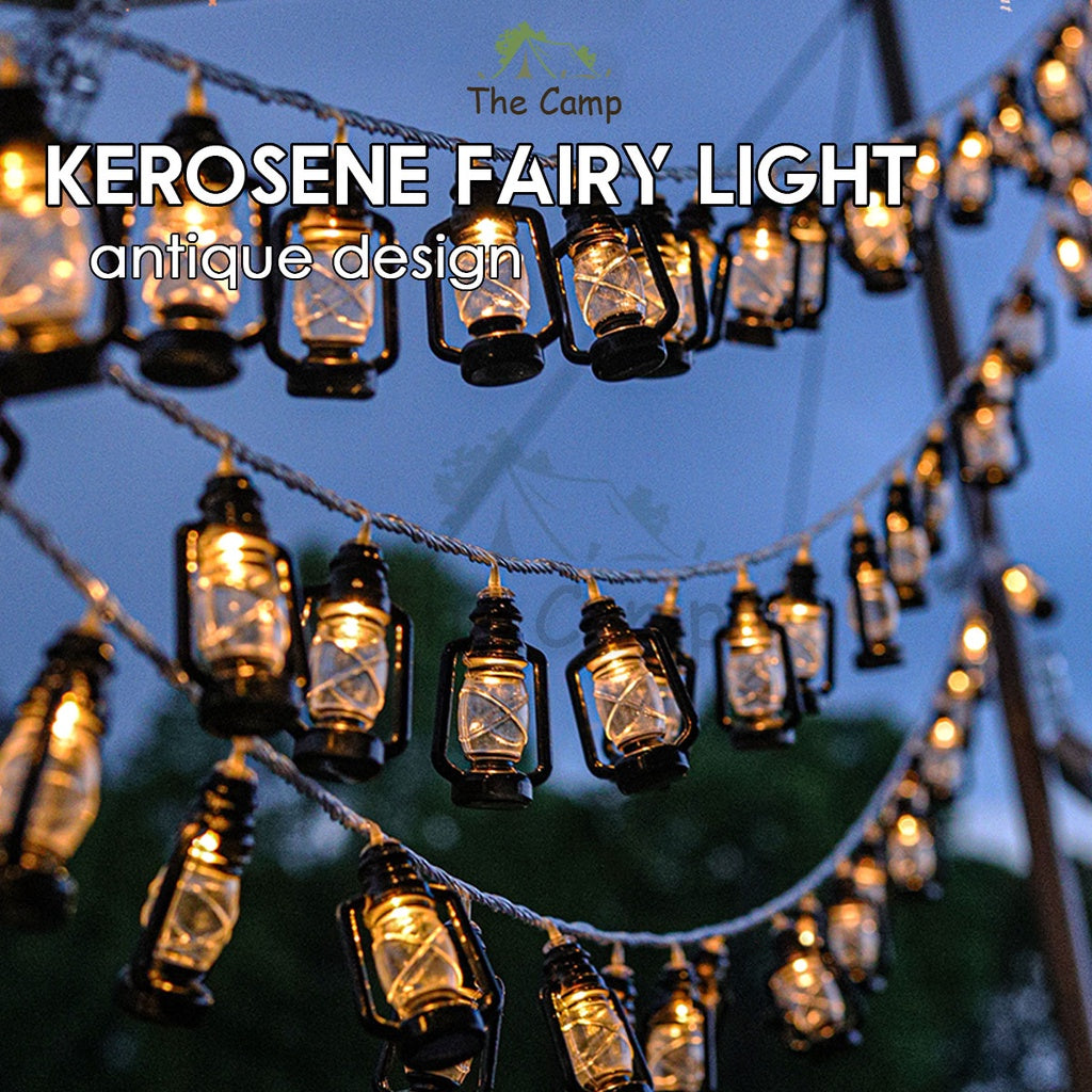 Outdoor LED Fairy Light Bulb Kerosene Solar Design Ball String USB Bat ...