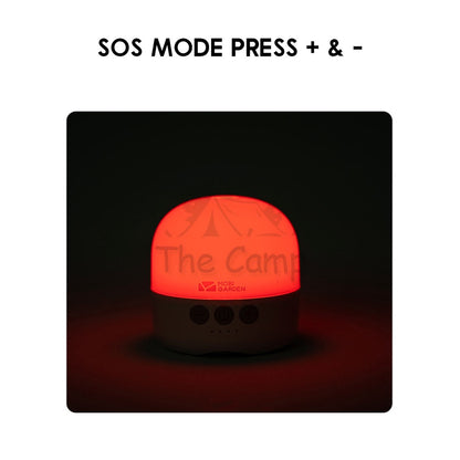 Mobi Garden Magnetic 3 Color Mode Stepless Dimming LED Hanging Table Lamp Camping Light Outdoor USB Hiking Fishing