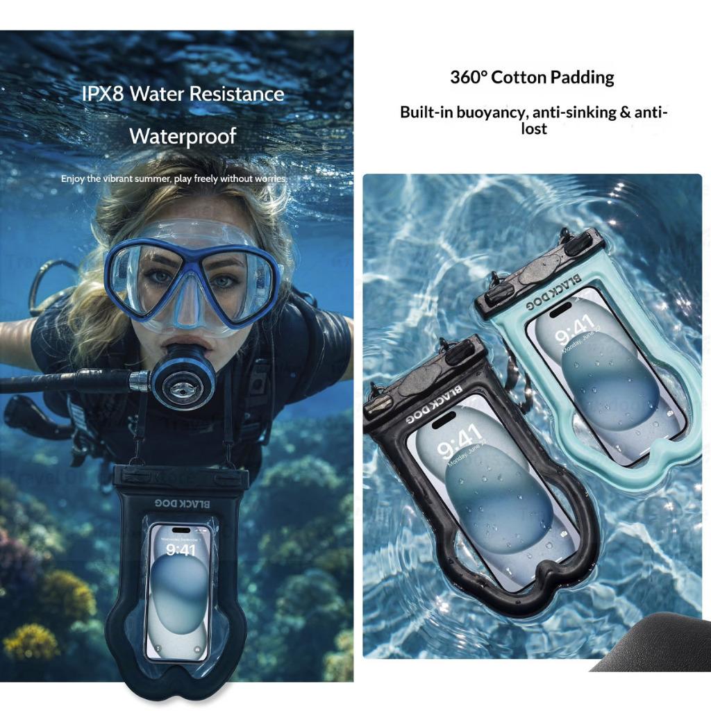 Blackdog Mobile Phone Waterproof Bag Touchable Screen Dry Bag Diving Floating 20m 50m IPX8 CBD2652006011