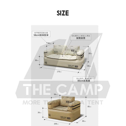 CC Air Sofa Drop Stitch Version Day Dream Outdoor Camping Optional Groundsheet Mat Leisure Inflation Lazy Bed