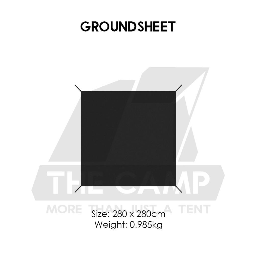 Blackdog Auto Dome Shelter Quick Opening Inner Tent Extension Flysheet Door Mesh Cloth TPU Groundsheet CBD2450WS010