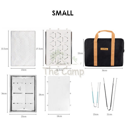 Naturehike Stainless Steel BBQ Grill IGT Module Modular Outdoor Camping Portable Folding Stove Picnic