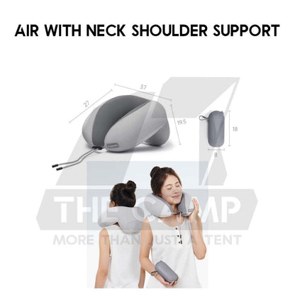Naturehike Air Neck Pillow with 3D Shoulder Back Support Travel Bantal Leher Kereta Bantal Travel U Shape CNK2550WS040