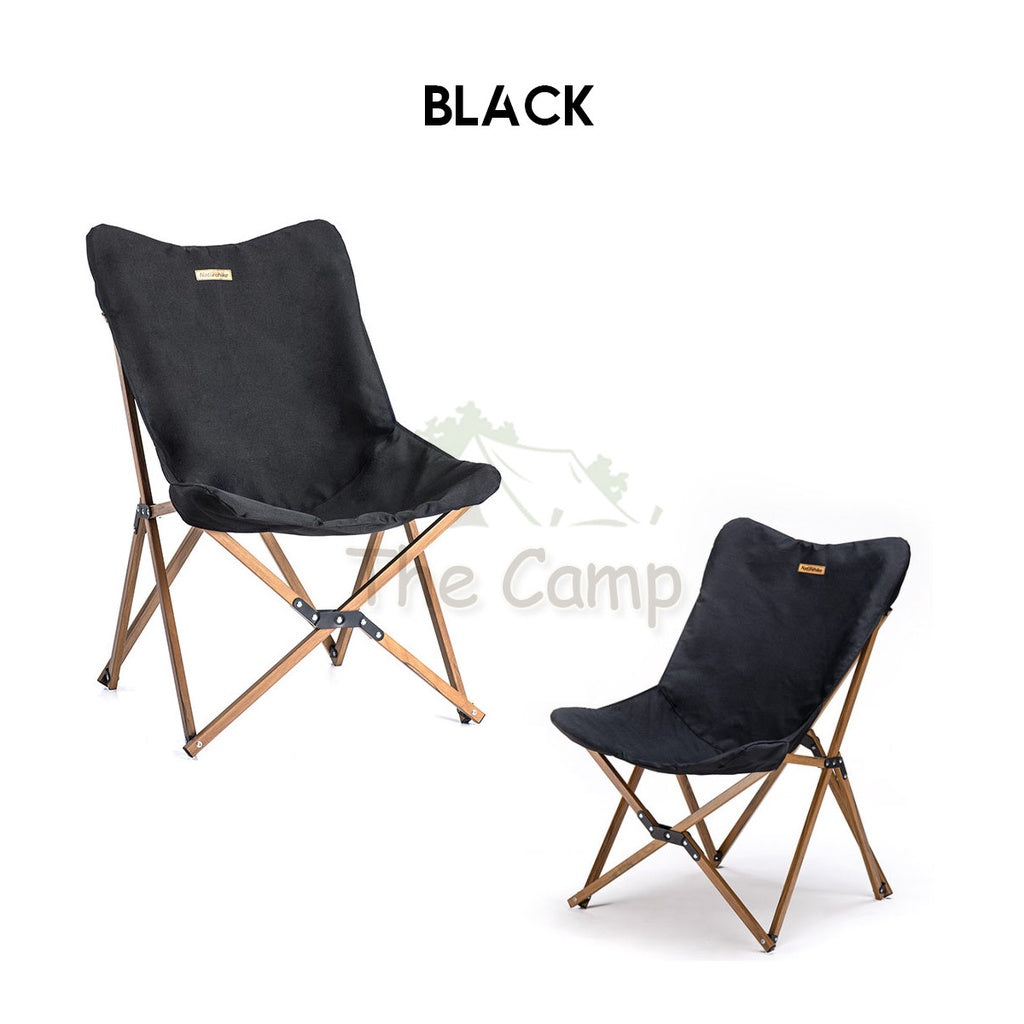Naturehike Folding Chair Wood Finishing Outdoor Portable Foldable Camping Moon Chair Aluminium Alloy MW01 NH19Y001-Z