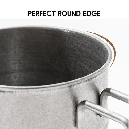 Mobi Garden Stainless Steel Cup Vintage Design 350ml Camping Picnic Table Peg Tent Flysheet Tent Pole Nail Bed Mattress
