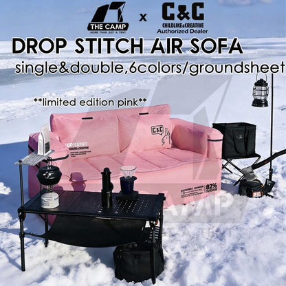 CC Air Sofa Drop Stitch Version Day Dream Outdoor Camping Optional Groundsheet Mat Leisure Inflation Lazy Bed