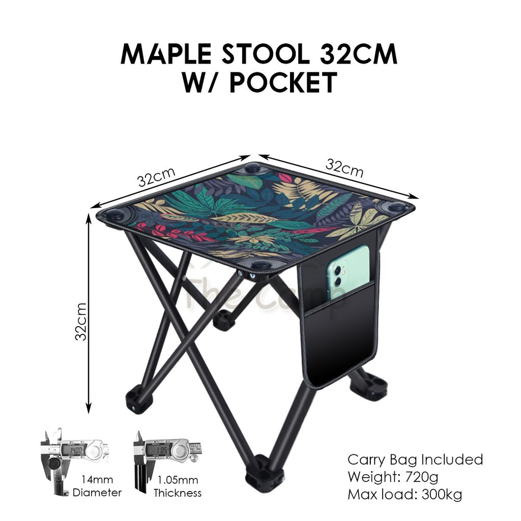 Camping XL Foldable Chair Portable Stool Large Sturdy Light Lightweight Canvas Hiking Family