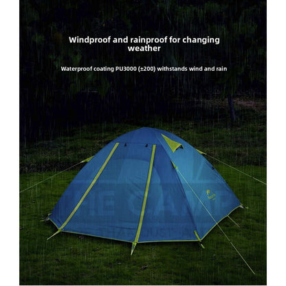 Naturehike P Series Tent 3 Person 2pax 3pax Waterproof Ultralight Hiking UPF50 Outdoor Camping Khemah NH18Z033-P