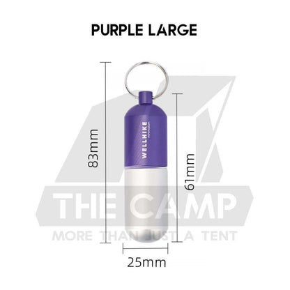 Wellhike SWS EDC Pill Capsule Sealed Waterproof Container Outdoor Camping Portable Small Bottle Mini Storage Keychain