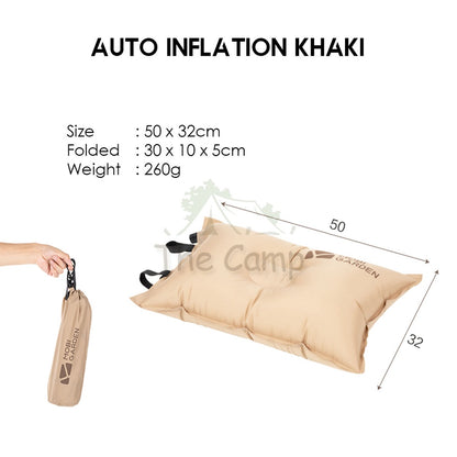 Mobi Garden Pillow Auto Inflate Camping Outdoor Bed Mattress Inflatable Foldable Sleeping Bag Family Naturehike