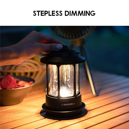 Blackdog Outdoor Camping Atmosphere Light LED Latern Portable Rechargeable Black Tent Flysheet Rope Nail Peg Pole Bed