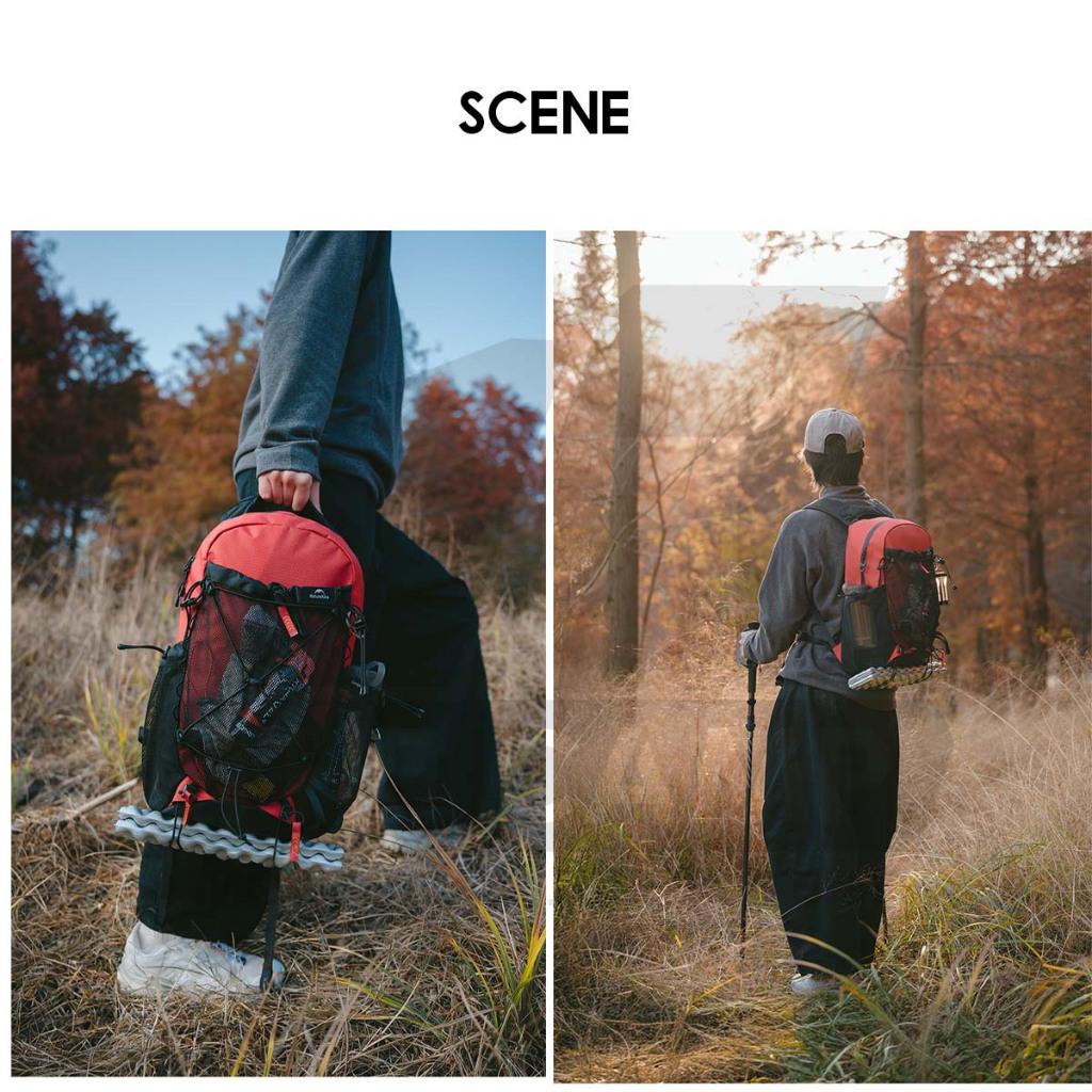 Naturehike Longwa 18L Hiking Bag Light Weight Backpack Day Trip Breathable Mesh Camping Travel CNK2550XB015
