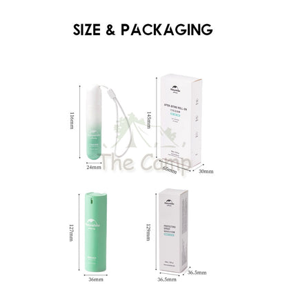 Naturehike Mosquito Repellent Spray & Roll On Anti Itchy Soothing Stick Repeller Camping Hiking Picnic