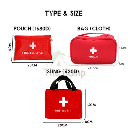 First Aid Kit Set 44pcs 13 Kinds Emengency Kit Outdoor Rescue Travel Portable Medical Survival Treatment Sling Carry Bag