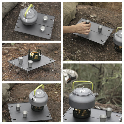 Camping Foldable Aluminium Table Portable Mini Small Coffee Table
