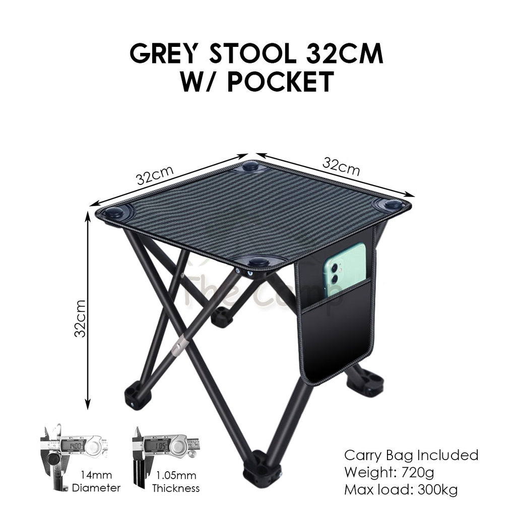 Camping XL Foldable Chair Portable Stool Large Sturdy Light Lightweight Canvas Hiking Family